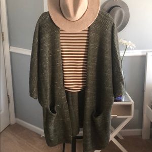 Army Green over sized Cardigan